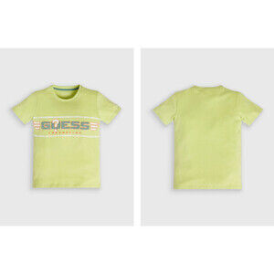 Guess Boy's T-shirt L3RI17 K8HM0 Orange Regular Fit size 16